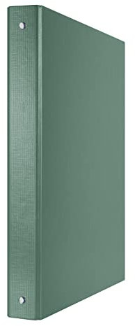 DONAU 3737001PL-06 Ringbuch Grün | 4-O-Ring-Mechanik 30mm DIN A4 Ringordner Pappe/Kunststoff | Aus 1,9 mm dickem Karton mit öko PP 100µ | 10er Packung