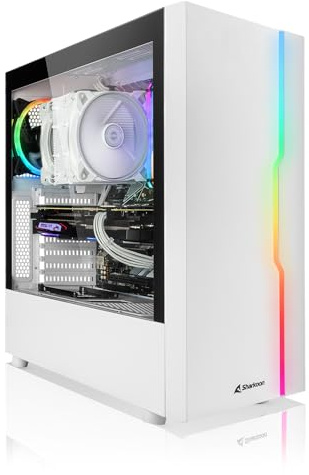 AGM store Pc Gaming Bianco i5 12400F / Ram 16gb 3200mhz / RTX 3050 6Gb Gddr6 / 512GB ssd/Windows 11 Desktop Rgb white