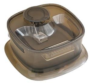 FCDURACORE Fontaine a Eau Chat Fountain De Animal Compagnie Filtre Circulation Automatique Smart Pet Water Feeder-Gris Foncé