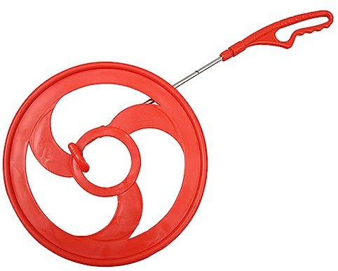 Milisten Juguete Rodante De Viento Divertido Juguete Educativo De Aro Rodante De Plástico Suave