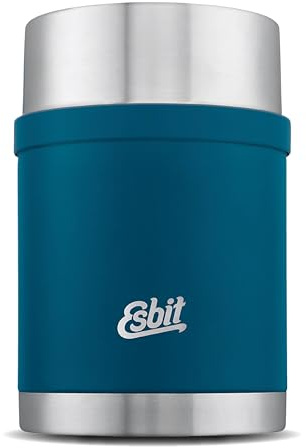 Esbit Thermobehälter Sculptor für Essen - Warmhaltebehälter 750 ml in Polar Blue - aus Edelstahl für warme und kalte Speisen