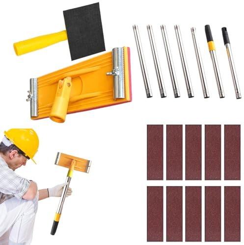 Lijadora De Manual Rotatorio Con Varilla Extensible