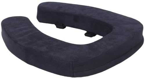 Anneome Heightening and Thickening Toilet Seat Soft Cushion Pad Washable Reusable Cover for Bathroom Use for Seniors Winter Comfort