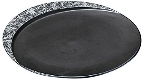 Yamasita Craft 18611-058 Washi Paper, Black, Round, 10.6 inches (27 cm) Plate, Flat, 10.7 x 10.7 x 0.7 inches (27.2 x 27.2 x 1.8 cm)
