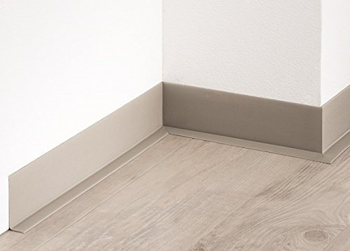 Fußleisten | Weichsockelleiste 50 x 15 mm10310-0101 aus Weich-PVC 50 lfm.| Kunststoff-Leiste Weiß | Weiße Sockelleiste