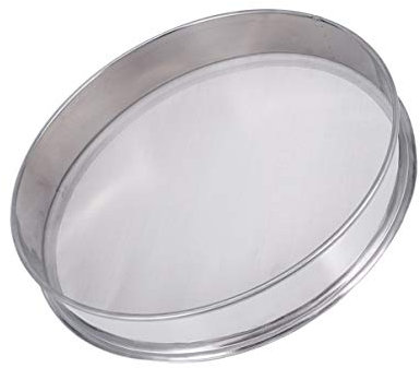 Cabilock 30Cm Stainless Steel Sifter Fine Mesh Screen Flour Sieve for Baking Kitchen Use