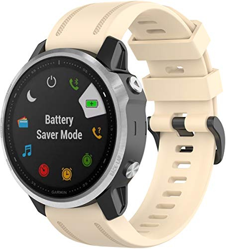 Shieranlee Fenix 7s armband, silikon sportband 20 mm lätt passform för Garmin Fenix 7S/Fenix 5S Plus/Fenix 6S Pro/Fenix 7S/Fenix 7S Solar/Fenix 7S safir sol