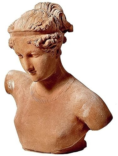 Escultura clásica de terracota italiana Busto de Ebe Antonio Canova Italian Art and Design Classic Bust H.48 cm