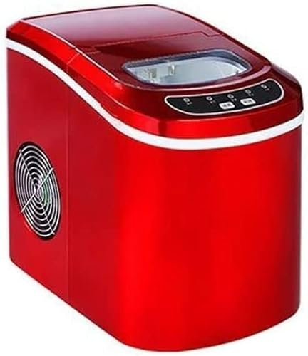 Samnuerly Petite Machine à glaçons Automatique Mini 15KG Mini Machine à glaçons Ronde rétro