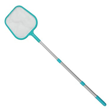 ANKROYU Swimming Pool Skimmer Net, Plastic Pool Leaf Rake Net, Portable Pool Telescopic Pole Net for Cleansing Swimming Pool Hot Tub Fountain