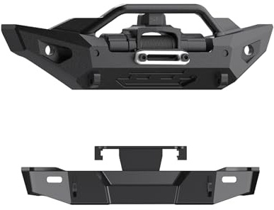 SPEELIK Front & Rear Bumper Aluminum Winch for Traxxas 1/18 TRX4M Bronco Upgrade Parts RC Crawler Car