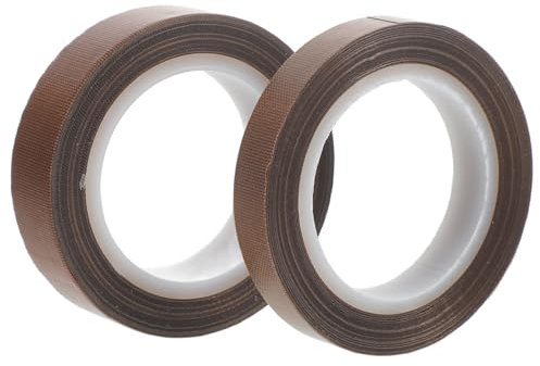 LOPUNER 2 Rollen Ptfe Dichtungsband Hochtemperatur Klebeband für Vakuumiergeräte Rolle Lebensmittelecht Vielseitig Einsetzbar Stark Haftend für Haushalt Industrie