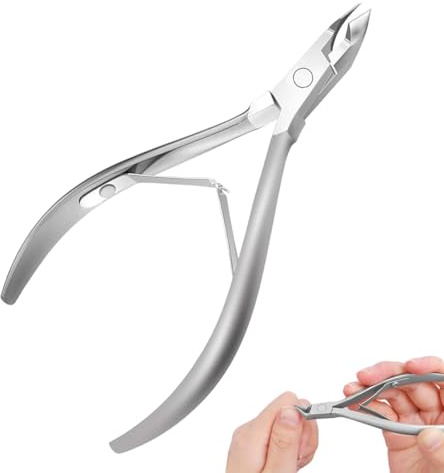 JUGUTA Ciseaux À Cuticules Coupe-Cuticules Ciseaux À Cuticules Professionnels En Acier Inoxydable Fins Pour Enlever L'Excès De Peau Déchirée Des Doigts Et Des Orteils