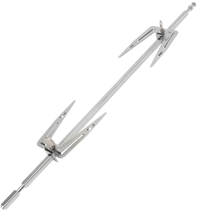 TOBBOMEY Tenedores De Acero Inoxidable para Pollo Asado En Freidora De Aire y Parrilla Casera, Juego De 2 Unidades, Diseño Resistente y Práctico para Barbacoa Al Aire Libre