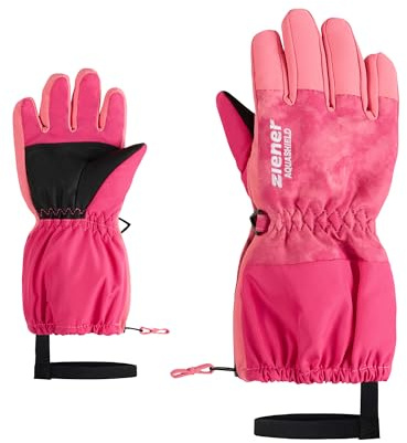 Ziener Kleinkind LEVIO-Z Ski-Handschuhe/Wintersport | wasserdicht, Lange Stulpe, Langer Zipper