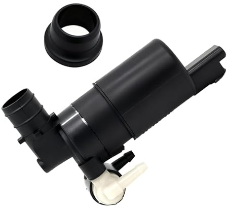 Jetstream Pompe de Lave Glace Automobile, Pompes du Lave-Glace Auto, Système de Nettoyage de Vitres, Accessoire d'Essuie-Glace, Pompe Lave Glace Universelle pour Lave Glace Voiture