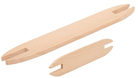 Dioche Weavi2pcs Navette de Tissage en Bois de Hêtre 12 Cm Accessoires de Tissage de Tapisserie d'Écharpe de Pull de Bricolage - Outils Légers et de Tricot pour Débutants et Experts
