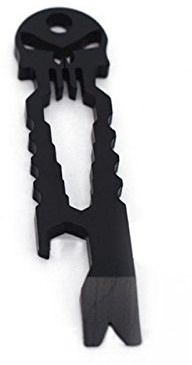 Prom-near Edelstahl EDC Multi-Purpose Skeleton Crowbar Schlüsselanhänger Schraubenschlüssel Flaschenöffner Crowbars Multifunktion Camping Schlüsselanhänge