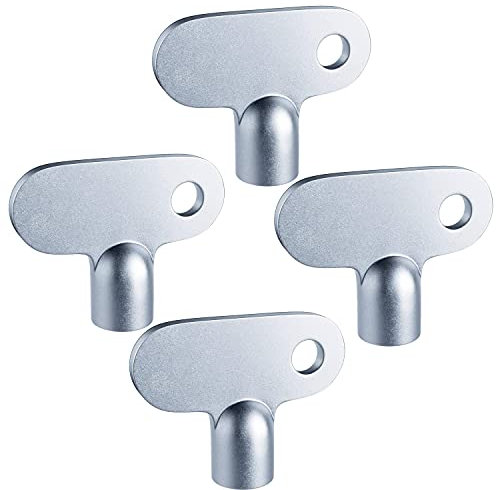 Chiave del Radiatore,4 pezzi Chiave di Spurgo del Radiatore Sfiato di Ventilazione Termosifone Valvola per Termosifoni Termosifone a per Rubinetto del Radiatore