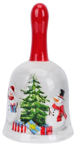 1stück Keramik Servierglocke Für Weihnachten Lautstarke Handglocke Für Restaurant Hochzeiten Und Partys Multifunktionale Tischglocke Für Deko Und Aufmerksamkeit