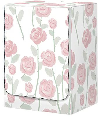 FANSU Floreale Copertura Lavatrice per Esterno per Lavatrici e Asciugatrice, Impermeabile Antipolvere Coprilavatrice da Esterno con Aperture Frontali Protezione Solare (Rosa,S-4-7.5kg)