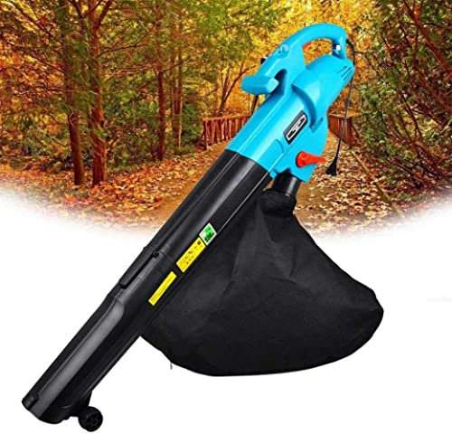 Spazzatrice a lama con cavo per terrazza, prato e giardino Spazzatrice a lama senza fili con sacco da 45 litri e spalla regolabile