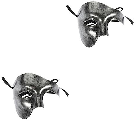 Vaguelly 2 Stücke Zarte Party Maske Maskerade Masken Set Lichter Für Scary Halloween Kostüme