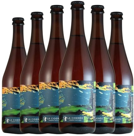 Sidra Cidrerie Occitane La Ciderée Artisanal Extra Brut 75 cl (Caja de 6 Botellas de 75 cl)