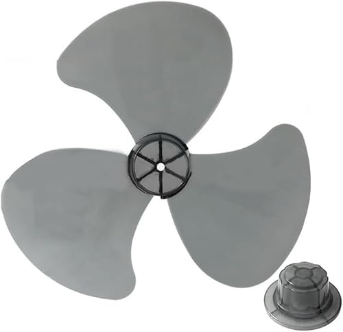 Daaxing Pales de ventilateur de rechange de 40,6 cm, design à trois pales pour ventilateur de table ou socle (noir)