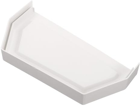 Tappo Terminale Grondaia Pvc Bianco Doppia Faccia, 1 Pezzo