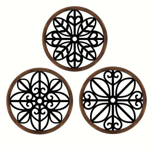 Ltstor Decoración de pared de estilo paisajístico, decoración de pared de madera engrosada, decoración de flores, granja, sala de estar, dormitorio, pasillo, cocina, decoración de arte de pared