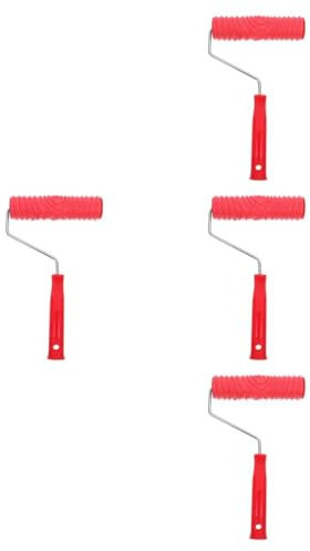 Hemobllo 4stücke Texturierter Farbroller Für Wanddekoration Druckroller Für -malerei Vielseitig Einsetzbar Für Wände Böden Und Möbeloberflächen