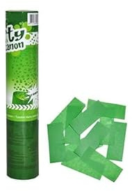 LP Divertissements Lot de 3 - Canon à confettis Papier Vert 20cm