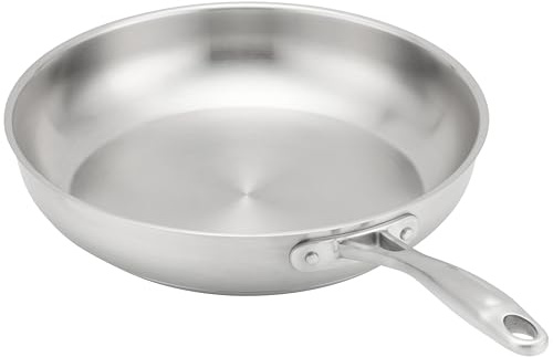 Stellar Profile Matte Uncoated Frying Pan -28 cm, Durable Frying Pan for Everyday Cooking, Induction Ready, Oven & Dishwasher Safe