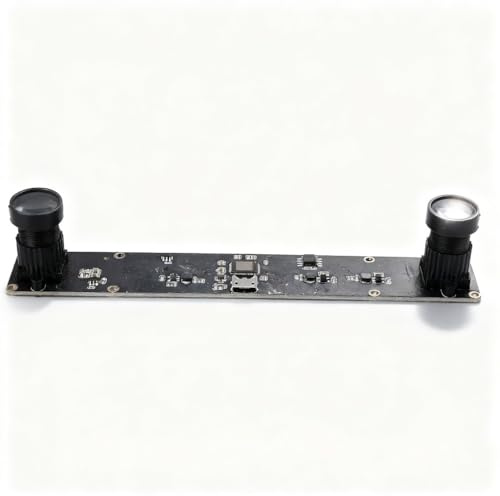 XZXCVN Telecamera PC Webcam con Microfono, Modulo Camera USB Dual Lens 4MP 1080P 72° - Alta Risoluzione, Plug and Play USB, Ideale per Sistemi Industriali e Integrazione