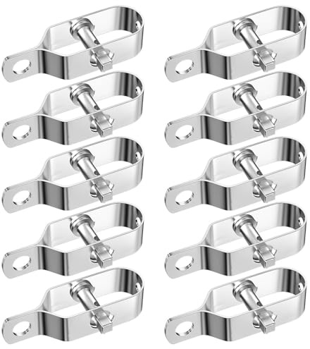 Ravytha 10 Stück Drahtspanner Verzinkt, Zaunspanner, Maschendrahtzaun Spanndraht, Drahtzaun Spanner, Metalldrahtspanner, Spanner für Drahtzäune, Zaun Spanner, Zaundrahtspanner für Gartendrahtzaun