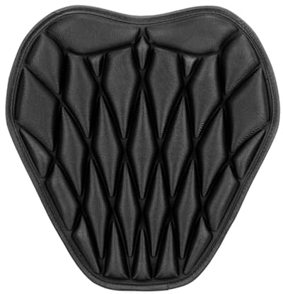 Motorcycle Seat Cushion - 1 Breathable Seat Pad | Motorcycle Seats Cushion | Shock Absorption Motorbike Pad | 3D Comfortable Breathable Cover | Soft Sitting Support For Men Women Adults