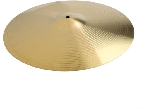 SageFurned Cymbales de batterie en laiton de 20,3 à 40,6 cm pour Hi-Hat Splash Crash, son clair pour programmes musicaux et batteurs
