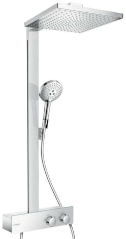 hansgrohe Raindance E Showerpipe 300 1jet med ShowerTablet 350 krom, 27361000