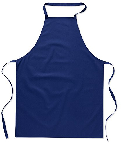 eBuyGB 1 Stück Catering Cooking Uni Chef's Unisex Küchenschürze Baumwolle Blau
