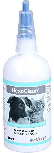 HEXOCLEAN saurer Ohrreiniger f.Hunde und Katzen 150 ml