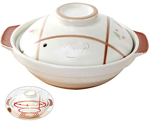 SHALOLY Sauteuse Casserole Peu Profonde avec Couvercle - Bol en Pierre De Spodumène Haute Température, Marmite Antiadhésive,White-0.7L (White 1L)