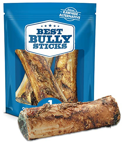 Best Bully Sticks Marrow Bones - 3 Count (Pack of 1) - USA Packed, Healthy Snack, Grass-Fed Beef, Long-Lasting, Great for Large Breeds