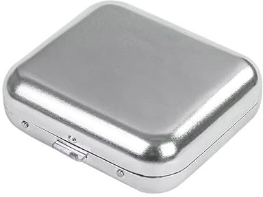 Zigaretten Taschenascher,Mini Aschenbecher aus Metall Reise-Aschenbecher mit Deckel für unterwegs Klein & Geruchsdicht Tragbarer Taschenaschenbecher Aschenbecher to go für Reisen, Camping Büro
