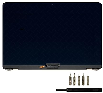 FTDLCD® 13,6 Pouces IPS LCD Retina Ecran Assemblée Complet pour Apple MacBook Air M2 A2681 2022 EMC 4074 Mac14,2 (Minuit)