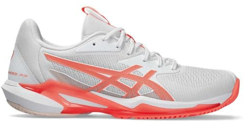 ASICS 1042A248-100 Solution Speed FF 3 Clay Damen White/Sun Coral EU 40