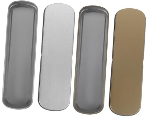 NUOBESTY 2stücke Teiliges Metall Federmäppchen Robuste Aufbewahrungsbox Für Stifte Pinsel Und Kleinteile Für Schule Und Büro Und Vielseitiger Organizer Für Schreibwaren Und Kosmetik