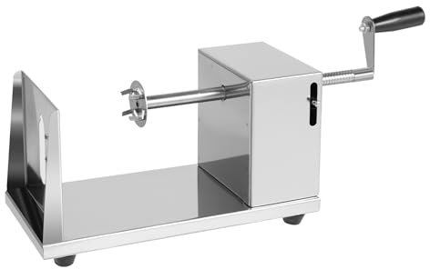 TESUGN Kartoffelschneider, Spiralschneider Kartoffel, Edelstahl Spiral Kartoffelschneider Spirale Gemüse Schneider aus Edelstahl für Obst, Kartoffeln,Tornado Chips, Gurken oder Karotten