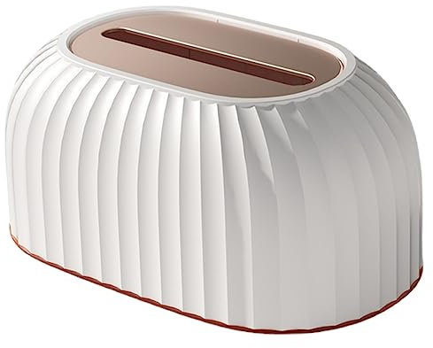 KONTONTY Tissue Box Holder Für Wohnzimmer Einfache Abdeckung Für Taschentuchbox Praktischer Papierhandtuchspender Multifunktionale Aufbewahrungsbox Haushalt