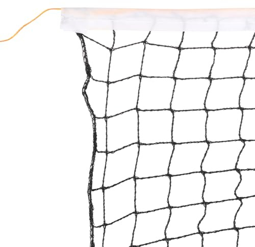 PATIKIL 20 x 2.5 Ft Badminton Net, Portable Badminton Court Netting Sports Replacement for Outdoor Indoor Beach Backyard Game, Black